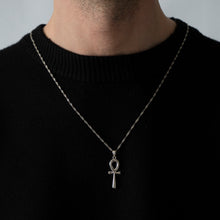 Load image into Gallery viewer, Ankh Silver Necklace | Silver Plated