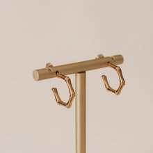 Load image into Gallery viewer, GOLD HIMERA STUD EARRINGS | 18K GOLD PLATED