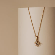 Load image into Gallery viewer, DAINTY CUPID ANGEL NECKLACE WITH CUBIC ZIRCONIA | 18K GOLD PLATED