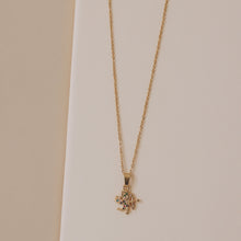 Load image into Gallery viewer, DAINTY CUPID ANGEL NECKLACE WITH CUBIC ZIRCONIA | 18K GOLD PLATED