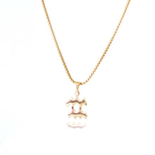 Load image into Gallery viewer, AQUARIUS - GOLD ZODIAC NECKLACE | 18K GOLD PLATED
