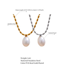 Load image into Gallery viewer, JOSEPHINE - PEARL NECKLACE / 18K PLATED
