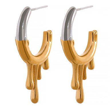 Liquid Gold Hoops | 18k Gold plated