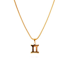 Load image into Gallery viewer, GEMINI -  GOLD ZODIAC NECKLACE | 18K GOLD PLATED
