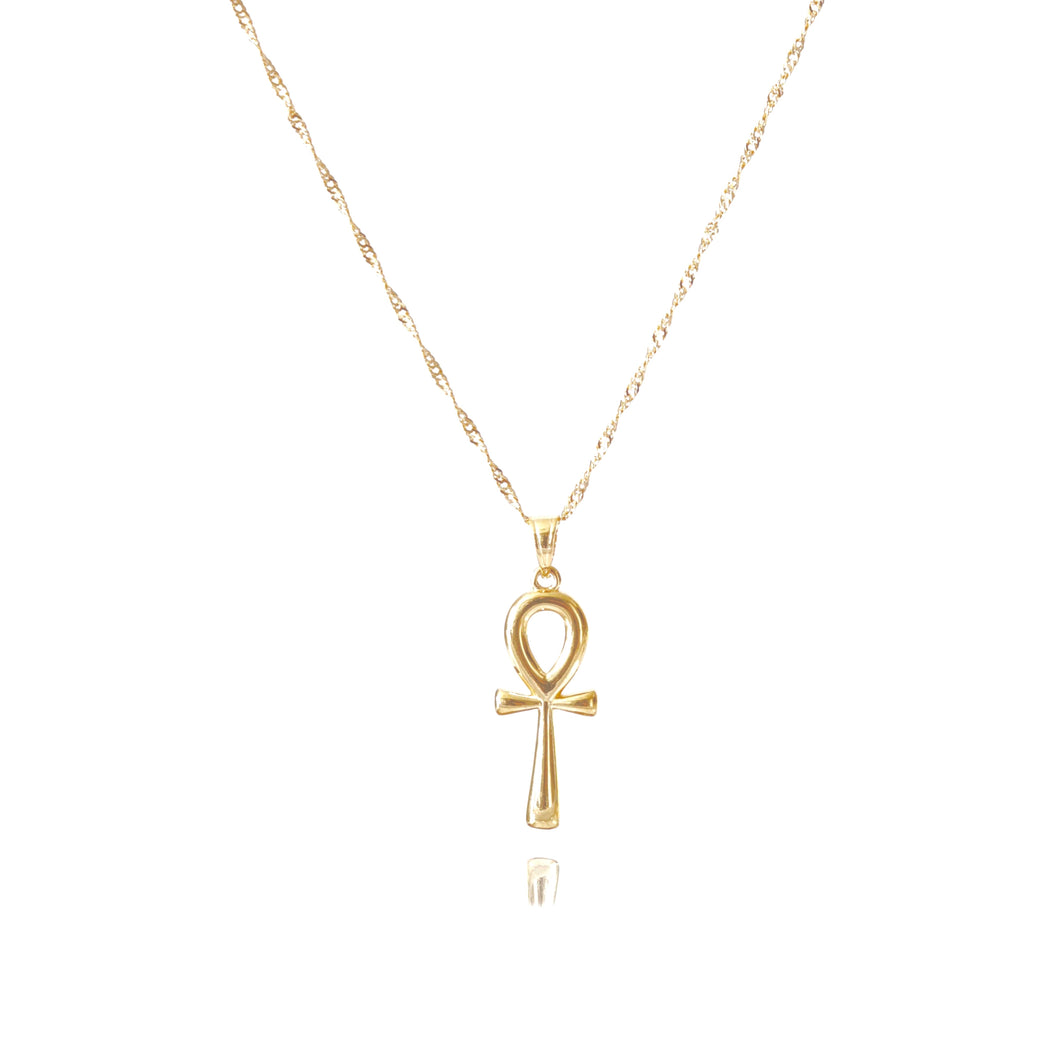 Ankh Gold Necklace | 18K Plated