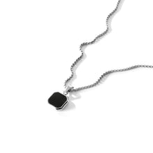 Load image into Gallery viewer, SQUARE PENDANT NECKLACE | SILVER
