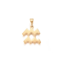 Load image into Gallery viewer, AQUARIUS - GOLD ZODIAC NECKLACE | 18K GOLD PLATED
