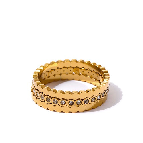 GOLD RING SET | 18K PLATED