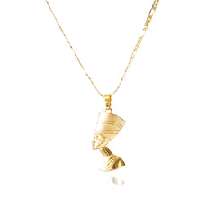 Load image into Gallery viewer, Nefertiti Pharaoh Pendant Necklace |18K Plated

