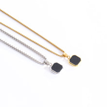 Load image into Gallery viewer, SQUARE PENDANT NECKLACE | SILVER
