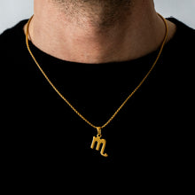Load image into Gallery viewer, SCORPIO - GOLD ZODIAC NECKLACE | 18K GOLD PLATED
