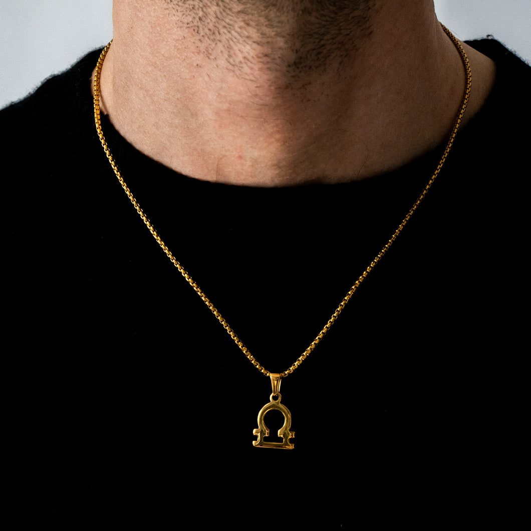 LIBRA - GOLD ZODIAC NECKLACE | 18K GOLD PLATED