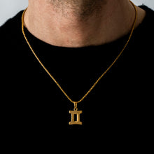 Load image into Gallery viewer, GEMINI -  GOLD ZODIAC NECKLACE | 18K GOLD PLATED
