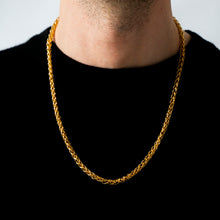 Load image into Gallery viewer, Wheat Chain 5mm | Gold
