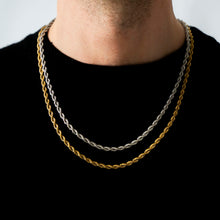 Load image into Gallery viewer, GOLD ROPE CHIAN 5mm | 18K PLATED
