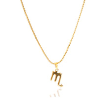Load image into Gallery viewer, SCORPIO - GOLD ZODIAC NECKLACE | 18K GOLD PLATED
