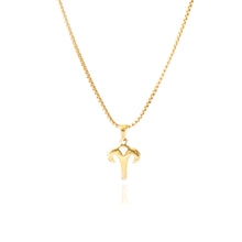 Load image into Gallery viewer, ARIES - GOLD ZODIAC NECKLACE | 18K GOLD PLATED
