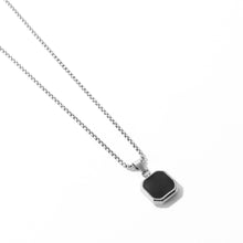 Load image into Gallery viewer, SQUARE PENDANT NECKLACE | SILVER
