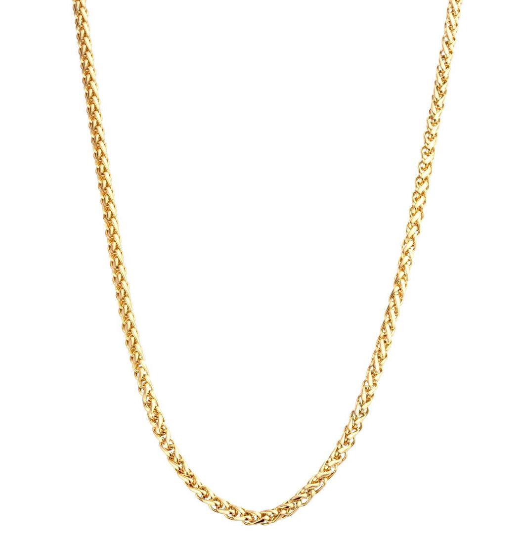 Wheat Chain 3mm | Gold