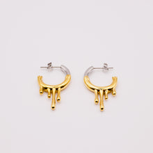 Load image into Gallery viewer, Liquid Gold Hoops | 18k Gold plated
