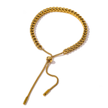 Load image into Gallery viewer, GOLD FOX TAIL CHAIN MINIMALIST BRACELET | 18K GOLD PLATED
