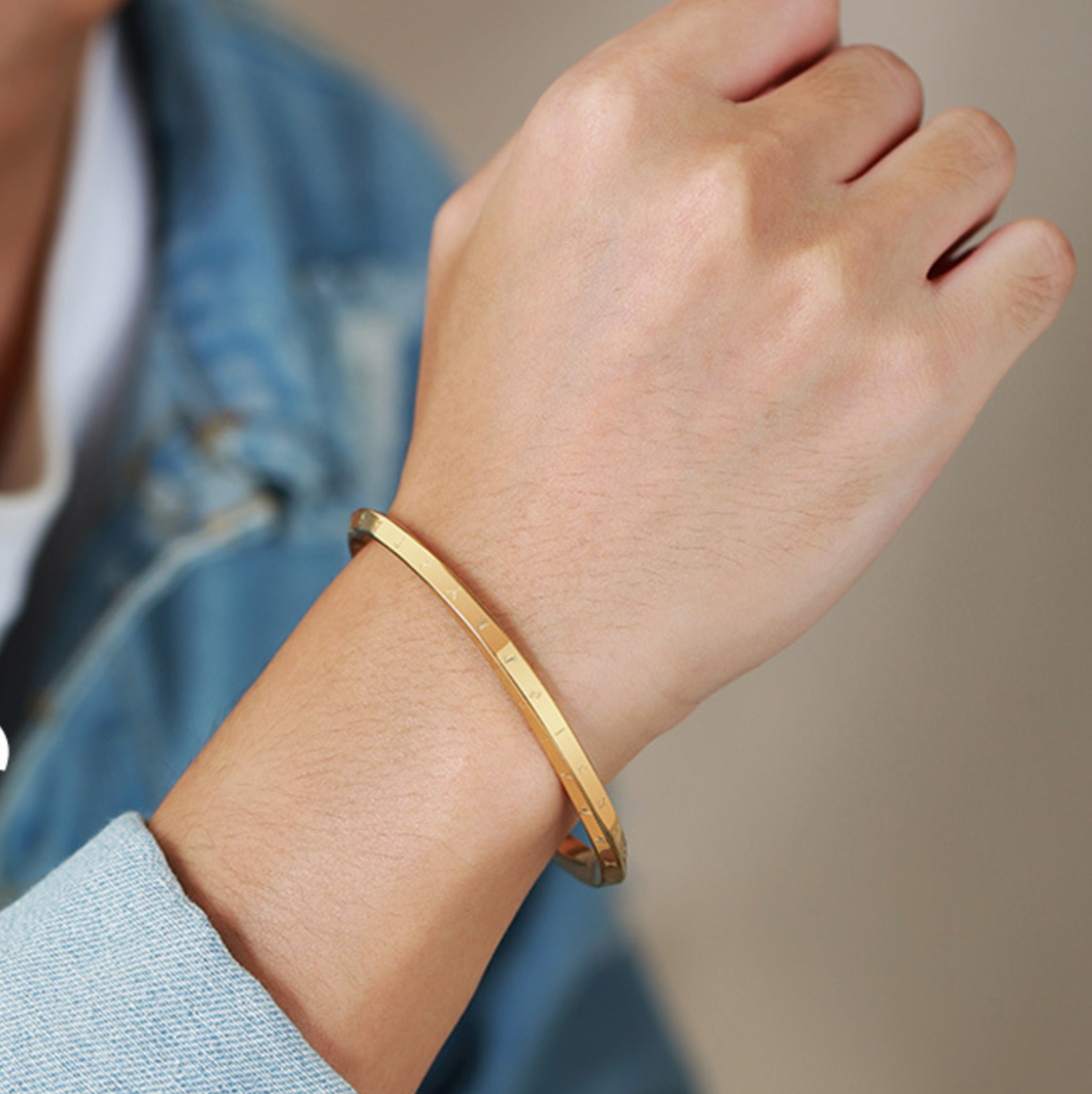 NORDIC VIKING GOLD BRACELET | 18K PLARTED