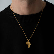 Load image into Gallery viewer, Africa Gold Pendant Necklace | 18k Plated
