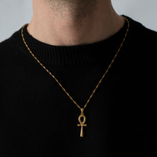 Load image into Gallery viewer, Ankh Gold Necklace | 18K Plated

