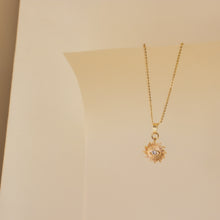 Load image into Gallery viewer, EVIL EYE NECKLACE WITH CUBIC ZIRCONIA | 18K GOLD PLATED
