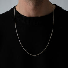Load image into Gallery viewer, SILVER ROPE CHAIN 3mm | SIVER COLOUR
