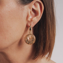Load image into Gallery viewer, GRACE - GOLD HUGGIE EARRINGS | 18K GOLD PLATED
