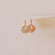 Load image into Gallery viewer, GRACE - GOLD HUGGIE EARRINGS | 18K GOLD PLATED
