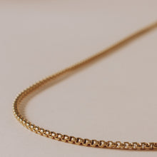 Load image into Gallery viewer, SMOOTH OVER YOU BOX CHAIN NECKLACE | 18K GOLD PLATED
