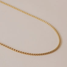 Load image into Gallery viewer, SMOOTH OVER YOU BOX CHAIN NECKLACE | 18K GOLD PLATED
